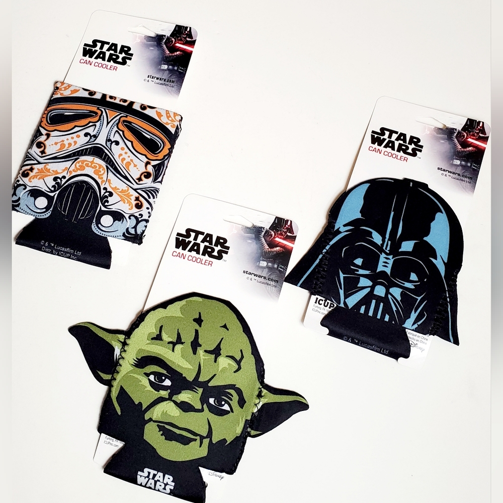 Star Wars 3 Pack Can Coolers/Coozies